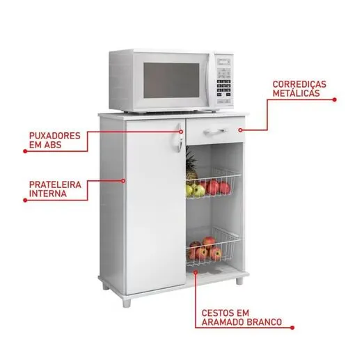 Fruteira Belize New Referência 30 Branco New Branco - Notável